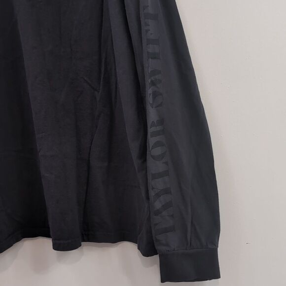 Taylor Swift  The Eras Tour Unisex Long Sleeve Grey Black T-Shirt Sz L - Picture 5 of 6